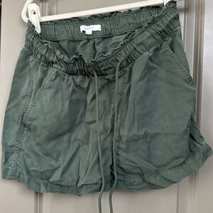 The Loft Green Shorts